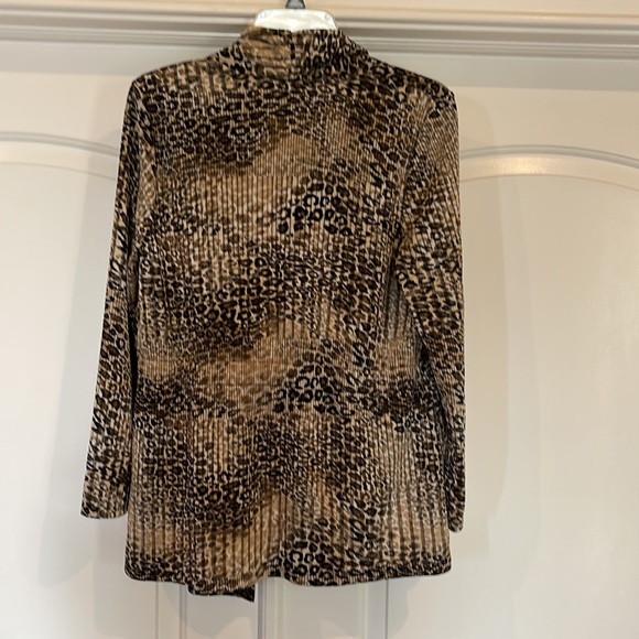 Black Label by Evan-Picone open front cardigan - Picture 3 of 5